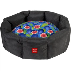 Лежанка для собак WAUDOG Relax, малюнок "Інжир", розмір S, 34 х 45 х 17 см