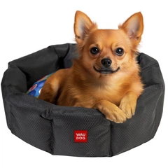 Лежанка для собак WAUDOG Relax, малюнок "Інжир", розмір S, 34 х 45 х 17 см