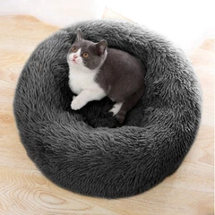 Lesko Лежак Taotaopets 552201 S Dark Grey для котів собак
