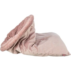 Різдвяний лежак-печера для котів та собак Trixie Livia Soft, рожевий 40х60см 927119