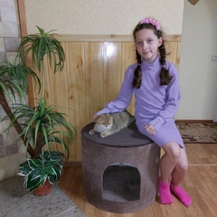Без бренду Великий затишний будиночок для великих порід котів, собачок 40х45см