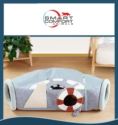 Smart Comfort System Будиночок для кота Smart Comfort Animals GX-97 оливковий ігровий комплекс Будиночок для кішки з секретним тунелем