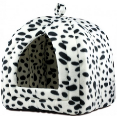 Без бренду М'який будиночок для собак і кішок Pet Hut White Домашня будка лежанка для тварин Будиночок вихованця 40х35х35