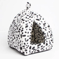 Без бренду М'який будиночок для собак і кішок Pet Hut White Домашня будка лежанка для тварин Будиночок вихованця 40х35х35