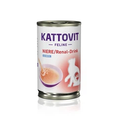 Kattovit Дієтичний напій для котів із нирковою недостатністю-Каттоvіт Drink Niere / Renal Ente 135 мл