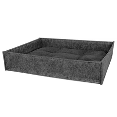 Лежанка для Собак і Котів BronzeDog Прямокутна Сіра 30 х 40 х 9 (3502)
