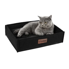 Hi Dog Лежанка для кота собаки 72х54х14 см Чорна