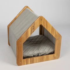 Graf Petshop Будиночок для котів та собак BARNY S ( сірий)