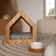 Graf Petshop Будиночок для котів та собак BARNY S ( сірий)