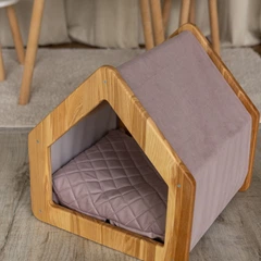 Graf Petshop Будиночок для котів та собак BARNY S ( рожевий)