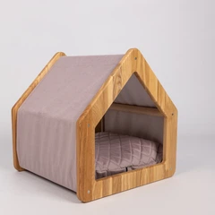 Graf Petshop Будиночок для котів та собак BARNY S ( рожевий)
