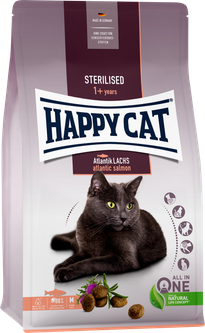 Happy Cat Корм з курка риба лосось для дорослих котів
