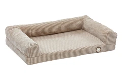 Лежак для собак eGarden Comfort Box, кордовий велюр 50х75 бежевий