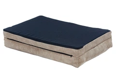 Лежак для собак eGarden Comfort Box, кордовий велюр 50х75 бежевий