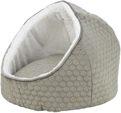 Лежак-печера для котів та собак Trixie Livia, сірий 55х45см 36350