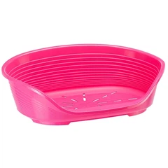 Пластиковий лежак для собак та кішок Ferplast Siesta Deluxe 2 Fuchsia