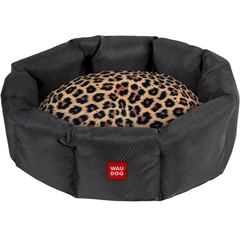Лежанка для собак WAUDOG Relax, малюнок "Леопард", розмір S, 34 х 45 х 17 см