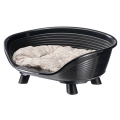 Піднесена лежанка для собак та кішок Ferplast Throne 4 Black
