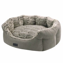 Овальний лежак для собак з двосторонньою подушкою Cacho Oval Nobby Бежевий XS 45 х 40 х 19 см