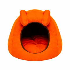 Hi Dog Будиночок "Равлик" помарнчевий HiDOG для собаки або кота M 34*40*52см (3556)