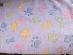 Derby Плед для тварин Soft Flannel Fleece Dog Blanket Bone 50х75 см Фіолетовий
