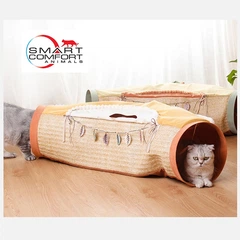 Smart Comfort System Будиночок для кота Smart Comfort Animals GX-95 помаранчевий ігровий комплекс Будиночок для кішки з секретним тунелем