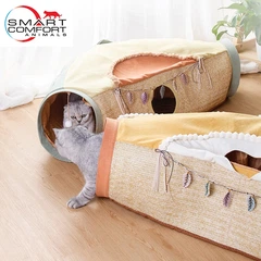 Smart Comfort System Будиночок для кота Smart Comfort Animals GX-95 помаранчевий ігровий комплекс Будиночок для кішки з секретним тунелем