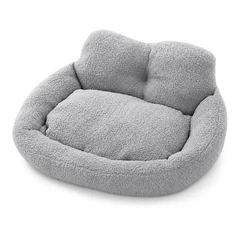 Лежак пуфик для котов собак Taotaopets TT-515511 Gray 50*45*25 см диван для домашних животных