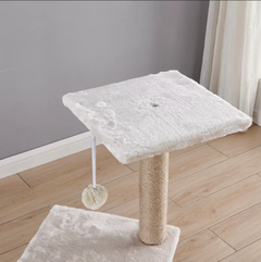Без бренду Кігтеточка-комплекс для кота (Cat Tree) з поличками та будиночком, стійка конструкція Volso R2306