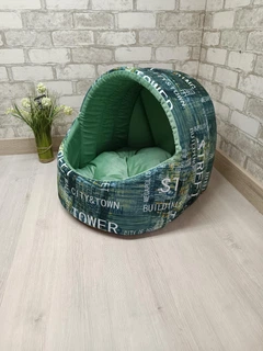 Animals joy Будинок лежанка для котів та собак Animals_joy Кошик S 34*34 см (265)