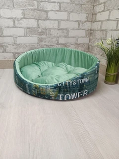 Animals joy Лежанка для тварин кішок і собак Animals_joy Люкс S 53*47 см(262)