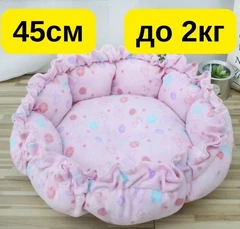 Solve Лежак-килимок трансформер для котів і собак 2-в-1 — 45 см, до 2 кг, м’який регульований будиночок KT8004741