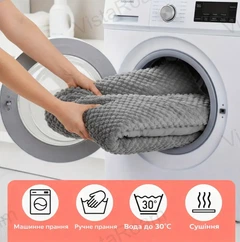 Solve М’який великий плюшевий килимок-лежак для собак 60×120 см ,антиковзкий— теплий, темно-сірий KT7005806