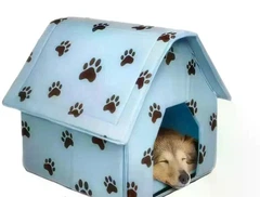 Digital Переносний м'який будиночок для собак Portable Dog House Синій