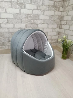 Animals joy Будинок лежанка для котів та собак Animals_joy Корзина М 46*42 см (242)