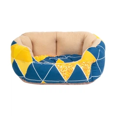 Лежанка для котів та собак Collar Елегант 1 45х35х15 см Різнокольоровий (15624)