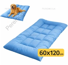 Solve Великий килимок-лежанка для собак 60 х 120 см — м’який, антиковзкий, 750 г, голубий KT7006051