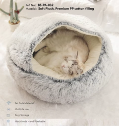 Luposan Плюшева лежанка Люпосанчик Green Plush Pet Bed для котів і собак, d - 80 см Green