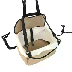 Без бренда Сумка для перевезення тварин в авто Pet Booster Seat з м'якою підкладкою та фіксацією на сидінні