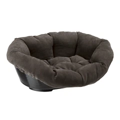 Пластиковий лежак для котів та собак з м'якою подушкою Ferplast Sofa' Prestige 4