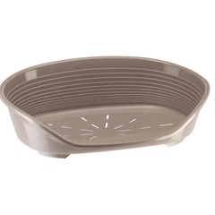 Пластиковий лежак для собак та кішок Ferplast Siesta Deluxe 12 Dove Grey