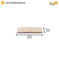 Ferplast М'яке місце бежево-коричневе JOLLY 60 C.MICROF.BEIGE BROWN, фліс