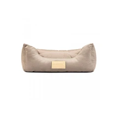 Лежак для котів та собак Molly Pet Fashion 62х50х19 см бежевий