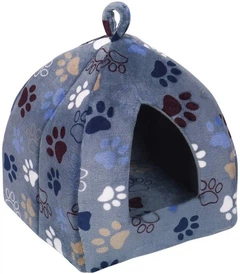 Будиночок для котів та маленьких собак Lissi House Nobby Синій XXS 33 х 33 х 38 см