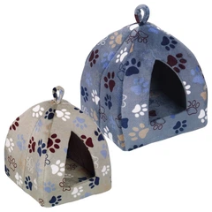 Будиночок для котів та маленьких собак Lissi House Nobby Синій XXS 33 х 33 х 38 см