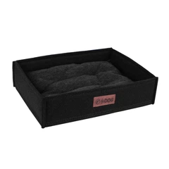 Hi Dog Лежанка для кота собаки 60х45х12 см Чорна