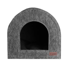 Hi Dog Будок Будка для кота собаки 45х45х45 см Сірий