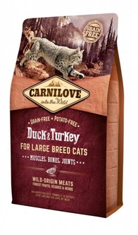 Carnilove Корм з качка індичка для котів великих порід