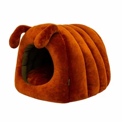 Hi Dog Будиночок "Равлик" коричневий HiDOG для собаки або кота M 34*40*52см (3555)