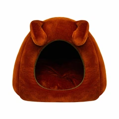 Hi Dog Будиночок "Равлик" коричневий HiDOG для собаки або кота M 34*40*52см (3555)